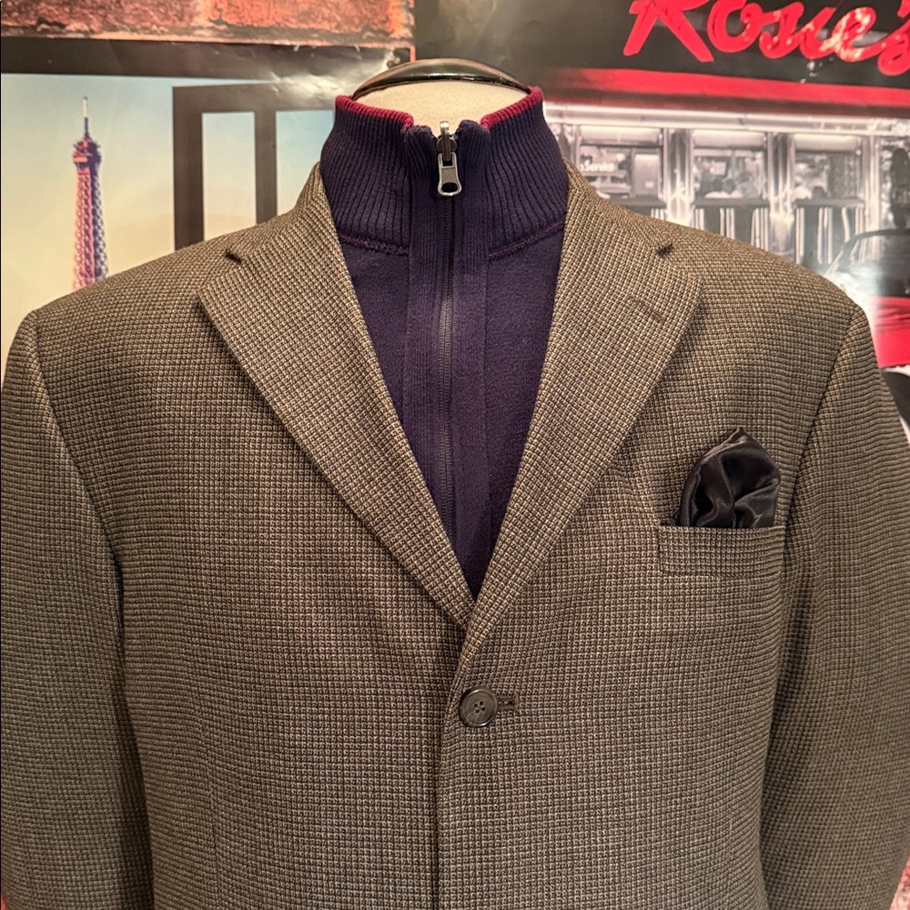 Haggar Collection 3 Buttons Coat
